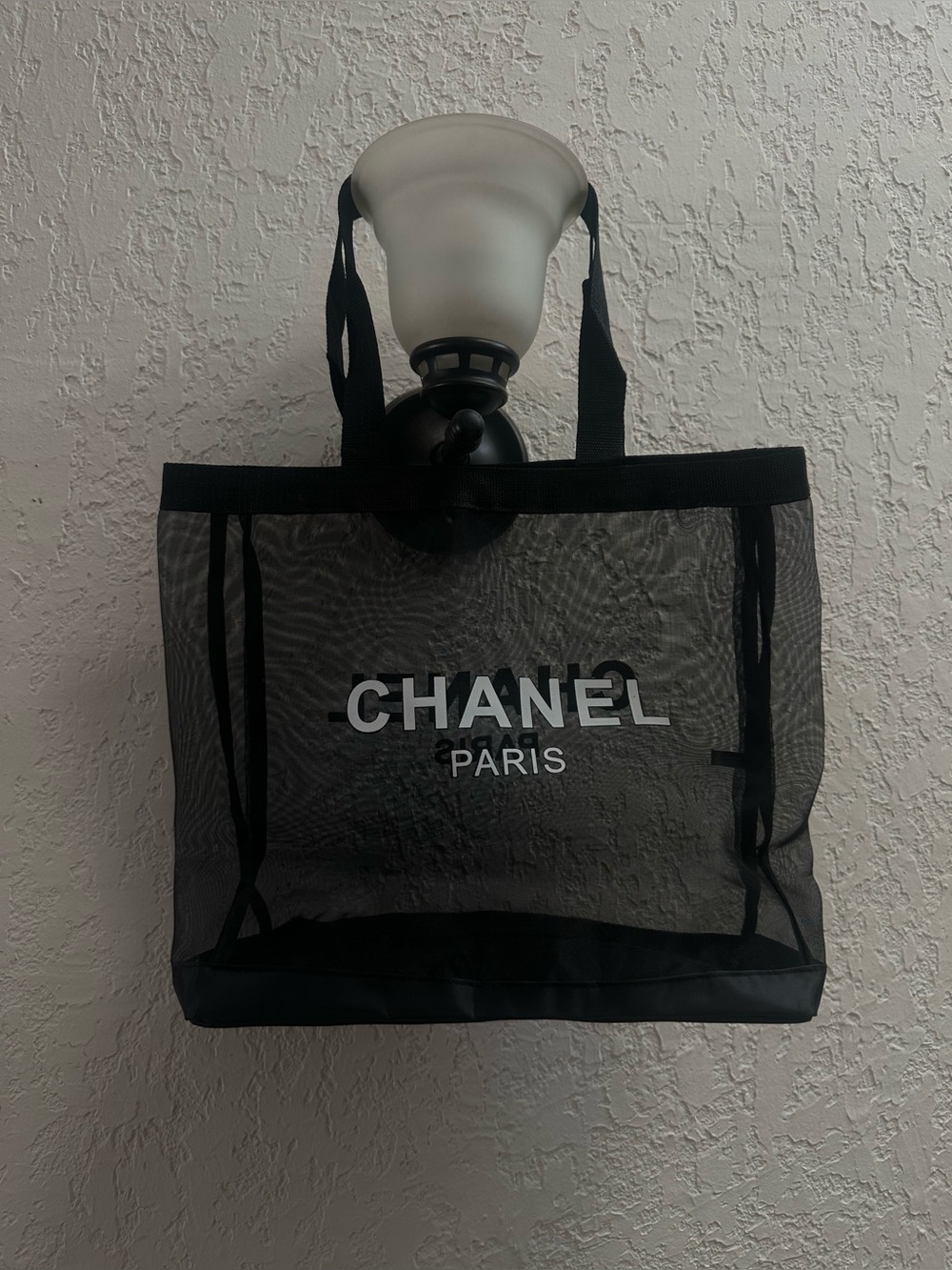 CHANEL Beauty Black Mesh Tote Bag ✨  GWP